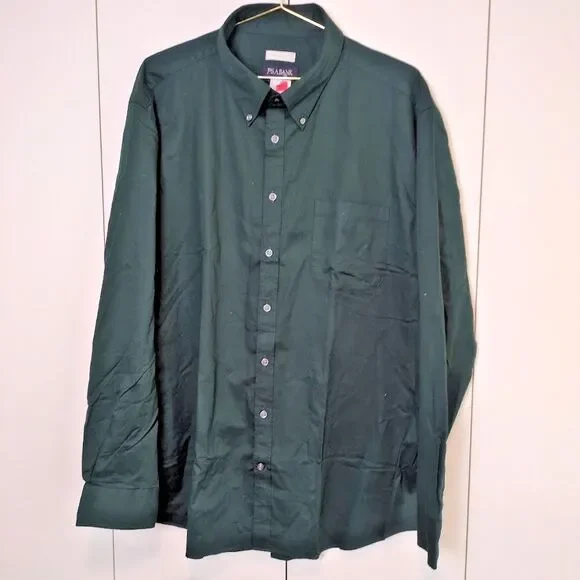 hunter green dress shirt Mizzen + Main Hunter Green Straton Houndstooth Trim Dress Shirt –  Taelor.Style main image 0